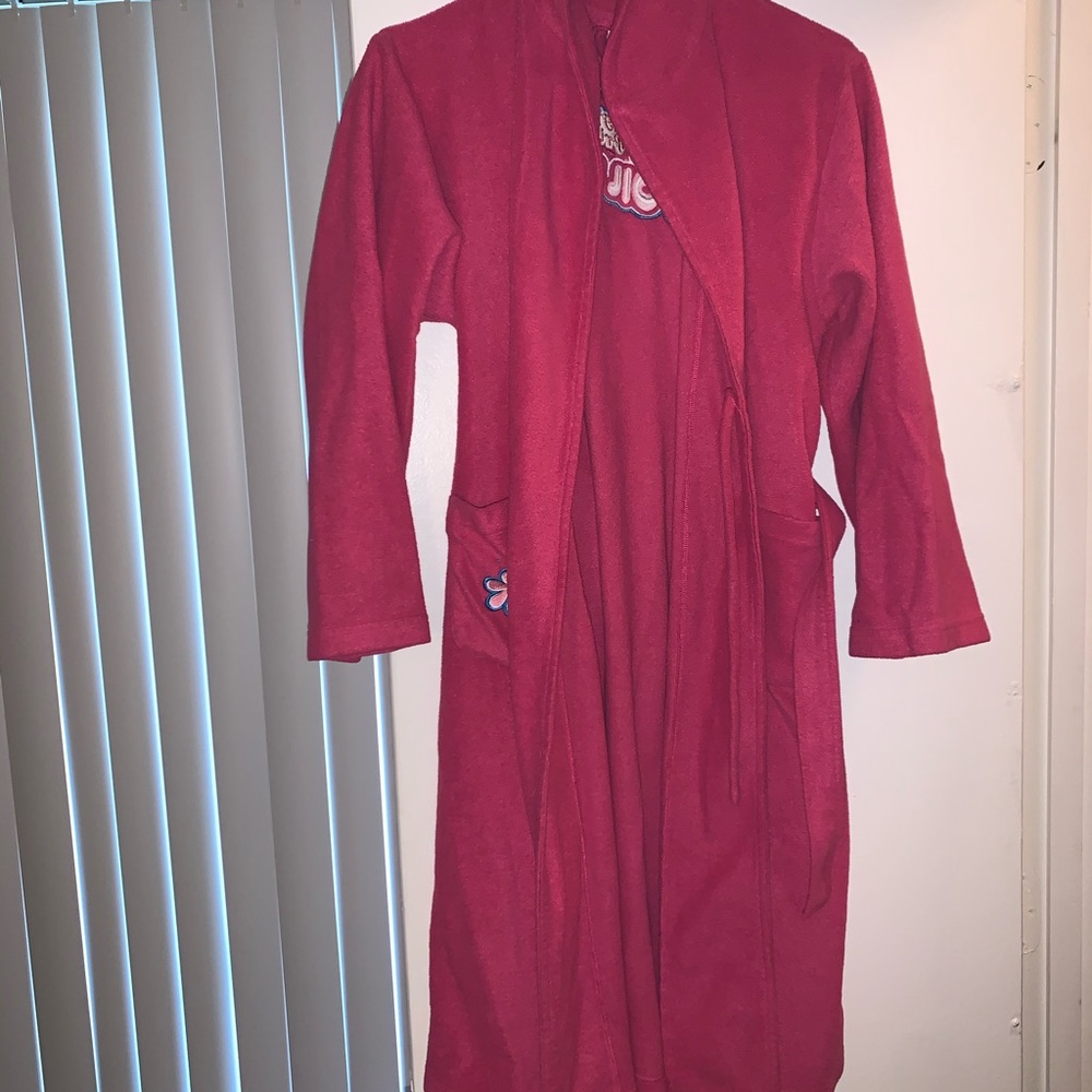 Pink bath robe - Picture 3 of 4